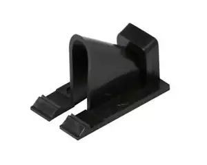 Steren Vinyl Verkleidung Clip RG6 vertikal schwarz - UV-Schutz - 100 Stück - Bild 1 von 1