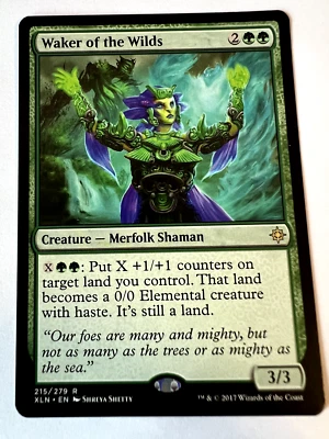 MTG Magic The Gathering Ixalan Waker of the Wilds Rare LP - Image 1 of 2