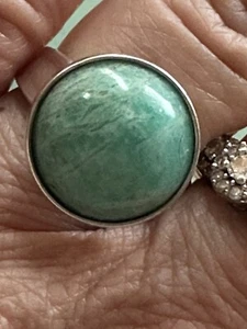 Rare David Andersen Sterling Silver Amazonite ring Norway Norwegian 394 - Picture 1 of 9