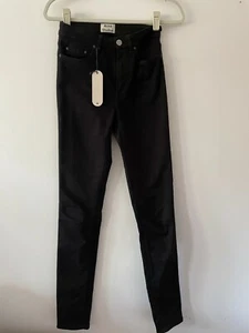 ACNE STUDIOS Pin Black 27W / 32L High Rise Skinny Jeans Neu mit Etikett! UVP 220 $ - Bild 1 von 3