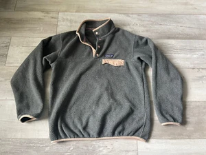 Patagonia Men's Synchilla Fleece Snap-T Pullover Size Small Gray good shape! - Picture 1 of 12