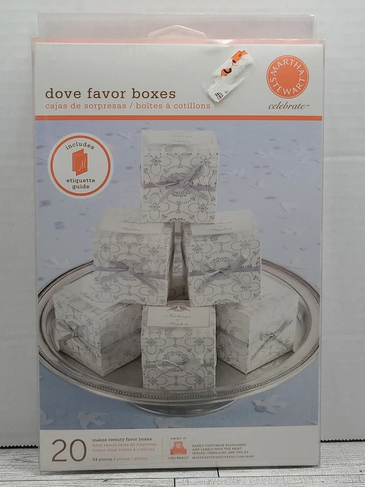 Martha Stewart Dove Favor Boxes 20