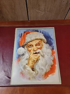 WEIHNACHTSMANN 40er Jahre Bild / Zeitschriftenanzeige. / Geo. Hinke / 11" x 8 1/2" /1224 - Bild 1 von 1