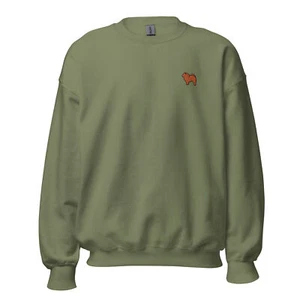 Chow Chow Dog Embroidered Unisex Sweatshirt Chow Chow Lover Gift Dog Mom Gift - Picture 1 of 15