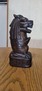 Vintage Singapore Lion (6.5") Resin Figure - Picture 1 of 8