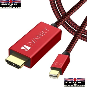 iVANKY (3M) Mini DisplayPort to HDMI Cable Nylon Braided (DK58) - Picture 1 of 8