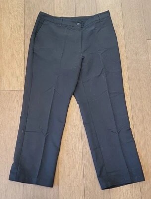 McDonalds Apparel Collection Pants Womens 12 28 Black Employee Uniform Work - Image 1 of 4