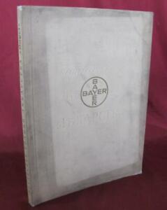 1938 ANTIQUE GERMAN MEDICAL DIRECTORY BOOK MEDICINE BAYER RARE