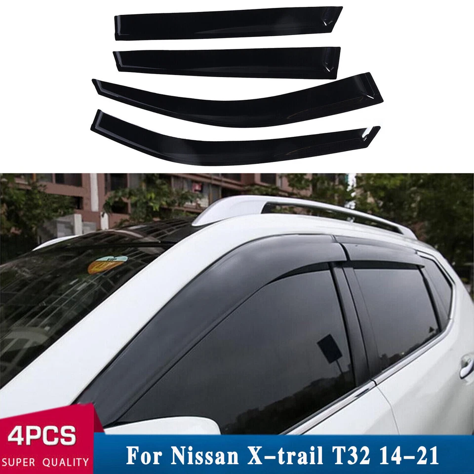 Weather Shield Window Visors Weathershields For Nissan X-trail Xtrail T32 14-21 - image 1 of 4
