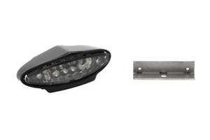 Luz trasera Thunder Bike "Oval mini" negra - Imagen 1 de 2