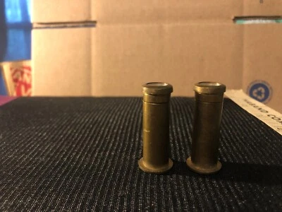 ¿Mini latón vintage? cobre? Juego de 2 tubos espía twist off, telescopio Foto 1 de 4