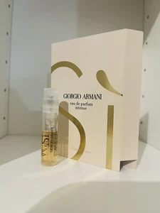 Giorgio Armani Si Eau De Parfum intense mini Spray Fragrance, 1.2ml, Brand New! - Picture 1 of 2