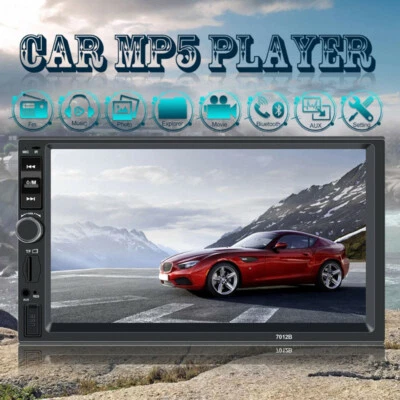 Car Models 7'' Touch Screen Radio Mp5 Player Bluetooth Audio Rear View Camera - Image 1 of 4