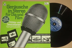 Geräusche In Stereo Für Dia Und Film - Folge 10 Militär Und Detonationen LP - Picture 1 of 1