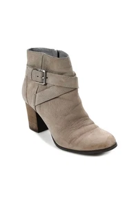 Cole Haan Womens Side Zip Block Heel Hinckley Bootie Ironstone Gray Size 5 - Picture 1 of 5