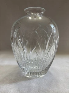 Vintage Lenox Saratoga Kristall Vase mit geätztem Gras Design - Bild 1 von 5