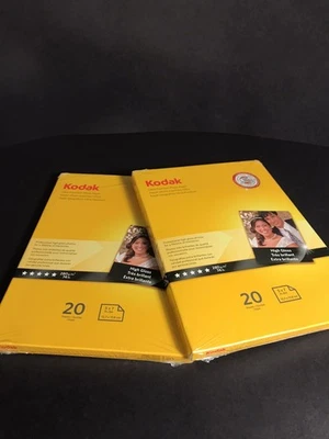 Kodak Photo Paper 5x7 Ultra Premium 20 sheets High Gloss Professional (lot of 2) - Image 1 of 4