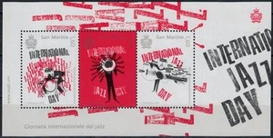 SAN MARINO 2016 Giornata del jazz BF MNH** - Picture 1 of 1