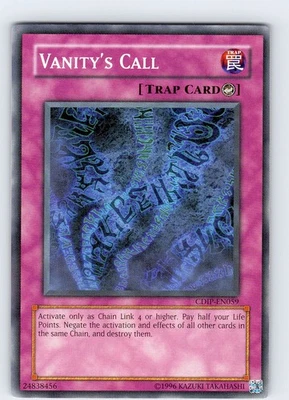 Yu-Gi-Oh TCG Vanity's Call CDIP-EN059 Unlimited Regular Common Card NM - Image 1 of 2