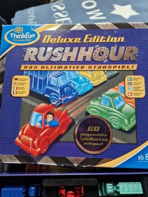 Thinkfun RUSHHOUR Deluxe Edition - Das ultimative Stauspiel, Denkspiel Neuwertig - Bild 1 von 2