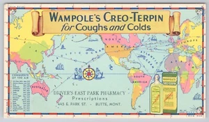 Vintage Mullen's Racket Store Tintenlöscher Sanford's Tinten Marion Kansas - Bild 1 von 2