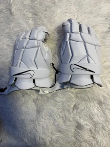 Brand New Nike Vapor Select Lacrosse Gloves White size Large - Bild 1 von 2