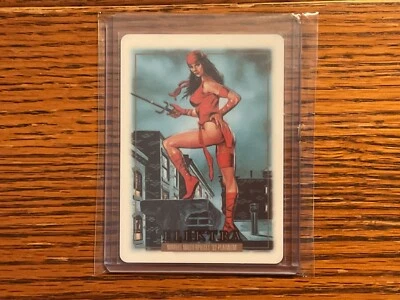 2024 UD Marvel Masterpieces '92 Platinum  Metallurgy #22 Elektra - Image 1 of 2