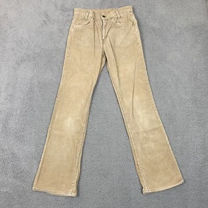 VINTAGE Levi's 746  Corduroy Bootcut Beige SIZE 26x30 Made in USA - Picture 1 of 10
