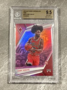 2019-20 Panini Chronicles Phoenix Pink #576 Coby White Bulls RC Rookie BGS 9.5
