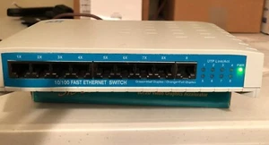 KTI  8 port  KS 180 C 10/100 Ethernet switch UTP Link    ***Same Day Shipping - Picture 1 of 4