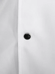 Men Short Sleeve Chef Coat Jacket Restaurant Kitchen Workwear Cooking Uniform - Picture 1 of 75