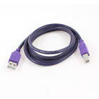1.5M Usb 2.0 Type A To Type B Male To Male Pc Printer Cable Cord Dark Purple