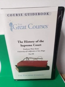 Great courses The history of the supreme court on cassette tape part 1,2,3 2003 - Picture 1 of 7