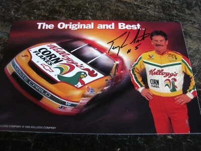 Foto/anuncio 5x8 firmado por Terry Labonte Foto 1 de 3