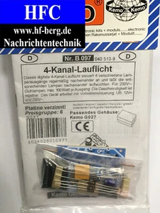 4-Kanal-Lauflicht/ Bausatz Kemo-Electronic B097 - Picture 1 of 5