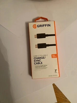 Griffin USB Type-C to USB Type-C Charge and Sync Data Cable 0.9m - Image 1 of 2