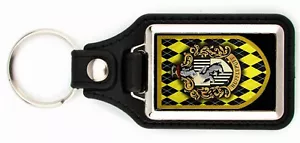 HUFFLEPUFF KEYCHAIN HARRY POTTER KEY CHAIN RING - Picture 1 of 2