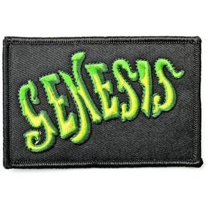 GENESIS CLASSIC LOGO WOVEN SEW OR IRON ON PATCH OFFICIALLY LICENSED PATCH - Imagen 1 de 6