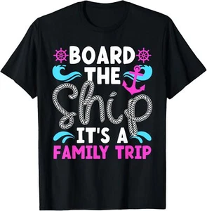It's A Family Cruise Trip 2025 Family Cruising Vacation T-Shirt Hoodie - Picture 1 of 17