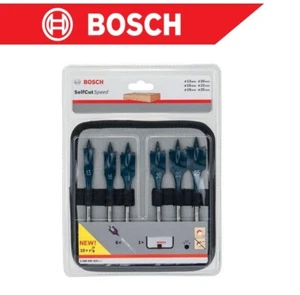 Bosch Wood Drill Bit Set Threaded Self Cut Speed Hex Impact - Picture 1 of 20