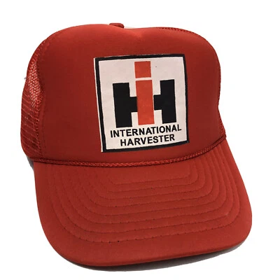 Nuevo de Lote Antiguo Nissun De Colección Cosechadora Internacional Malla CAMIÓN Sombrero TRACTOR DE GRANJA Gorra Snapback  Foto 1 de 4