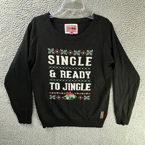Tipsy Elves Christmas Sweater Medium Single Ready to Jingle Holiday Office Party - Picture 1 of 10