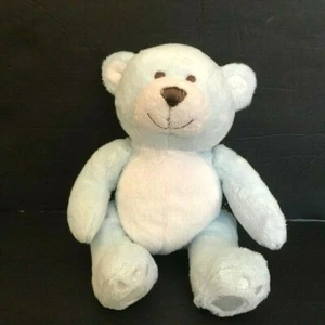 Koala Baby Blue Teddy Bear Plush Stuffed Animal Toy White Brown 6.5" Sitting - Picture 1 of 7