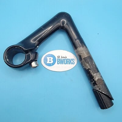 3ttt 1" (22.2mm) Quill Stem Black Alloy 110mm 25.4mm Clamp Made in Italy   a20 - Image 1 of 4