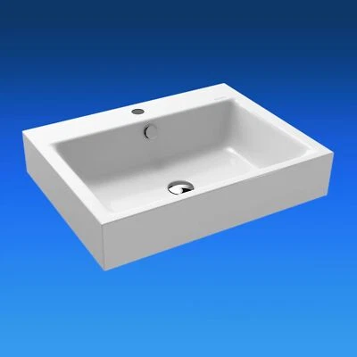 Kaldewei Puro Lavabo da Superficie 3156, 3157 & 3158 Con Effetto Perl + - Image 1 of 2