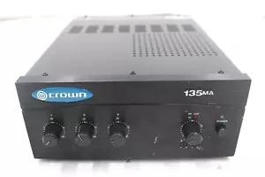 Crown 135MA Mixer Power Amplifier Three Input 35W Commercial Audio TESTED - Picture 1 of 4