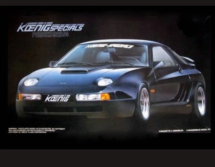 Modellino Porsche 928 Koenig Specials in Plastica scala 1: 24 Azzurro - Immagine 1 di 1