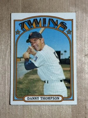 1972 Minesota Twins Danny Thompson Topps #368 EX-MT - Image 1 of 2