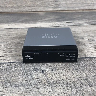 Cisco  Small Business 100 Series Unmanaged (SF100D-05) External Switch - Image 1 of 4