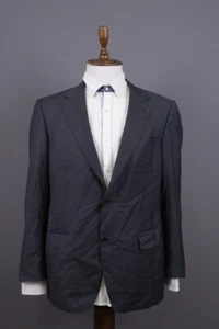 CANALI Super 120's Wool Gray Two Button Blazer Sport Coat Size 54 / XL - Picture 1 of 17